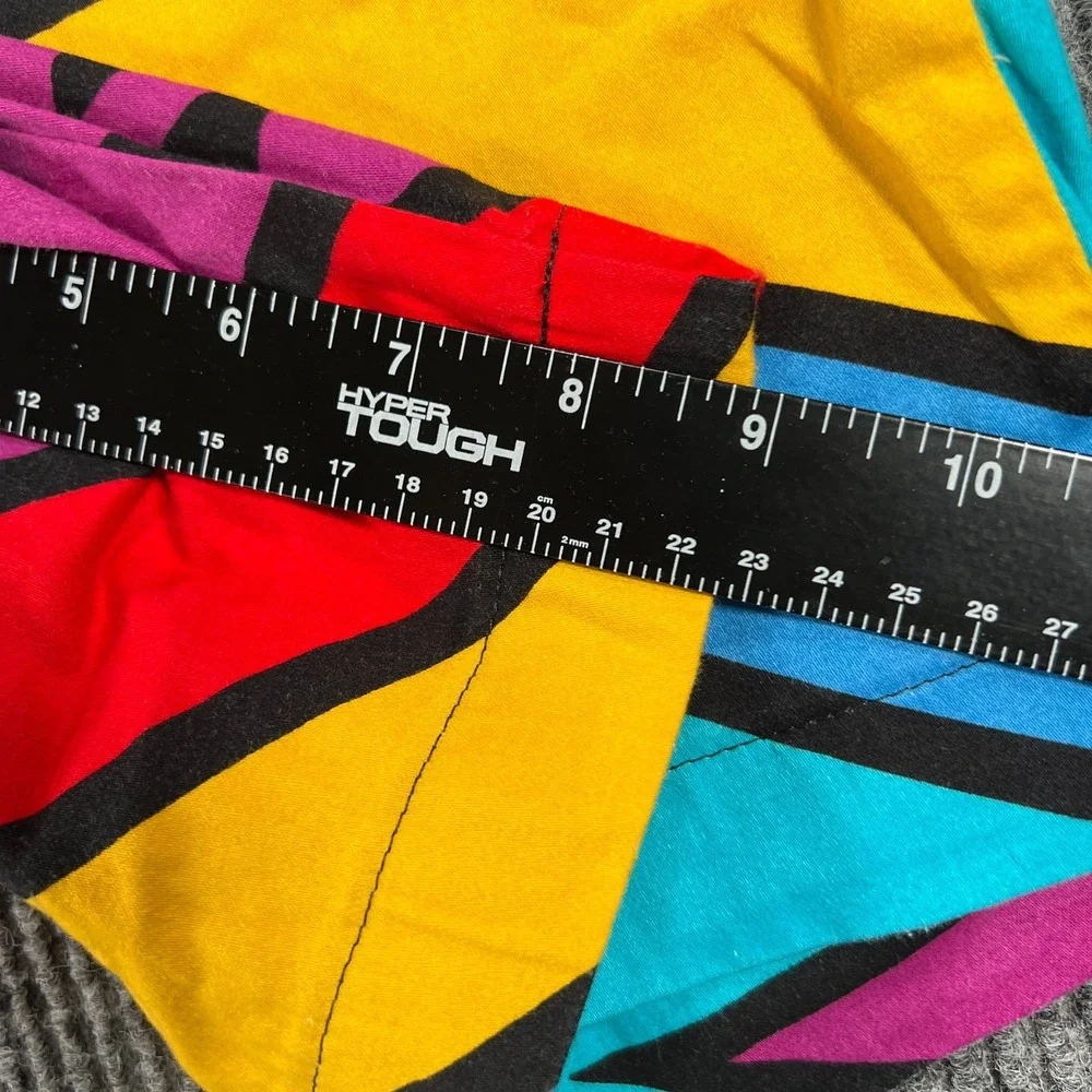 Loudmouth Golf Shorts Mens 34 Blue Purple Geometric Casual Chino Outdoor Light